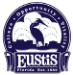 Logo of the city of Eustis, Florida, featuring a heron and text.