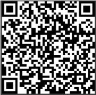 A QR code that can be scanned to access information or a website.