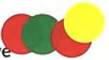 Logo featuring overlapping colored circles: red, green, and yellow.